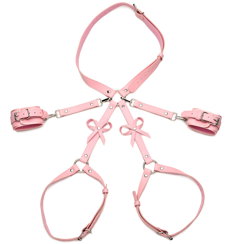 Strict Bondage Harness with Bows OSXL