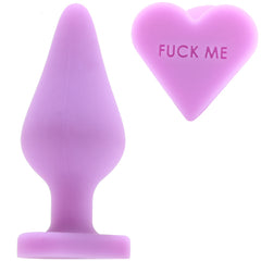 Candy Hearts F**k Me Medium Butt Plug