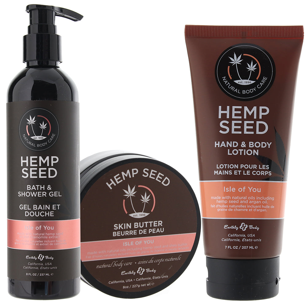 Hemp Seed Shower & Spa Gift Set