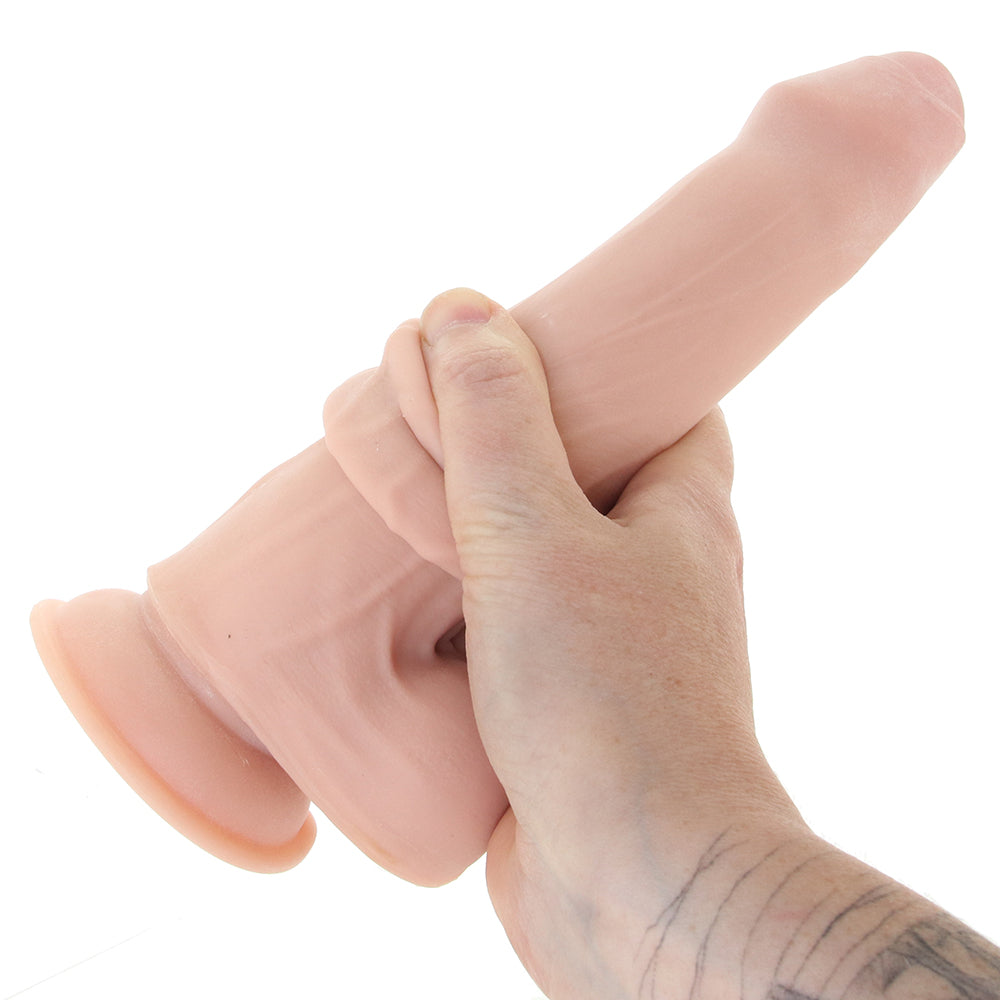 Real Cocks Uncut Thin Tip 8.5 Inch Sliders Dildo