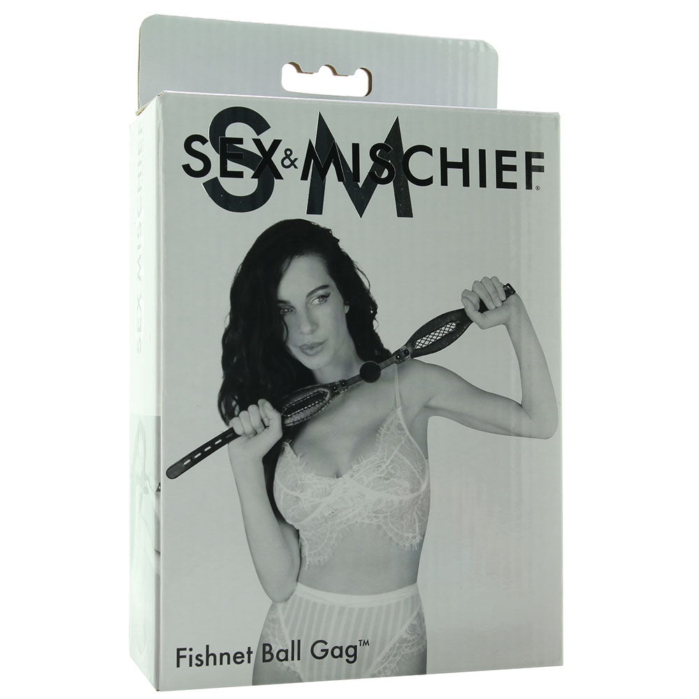 Sex & Mischief Fishnet Ball Gag