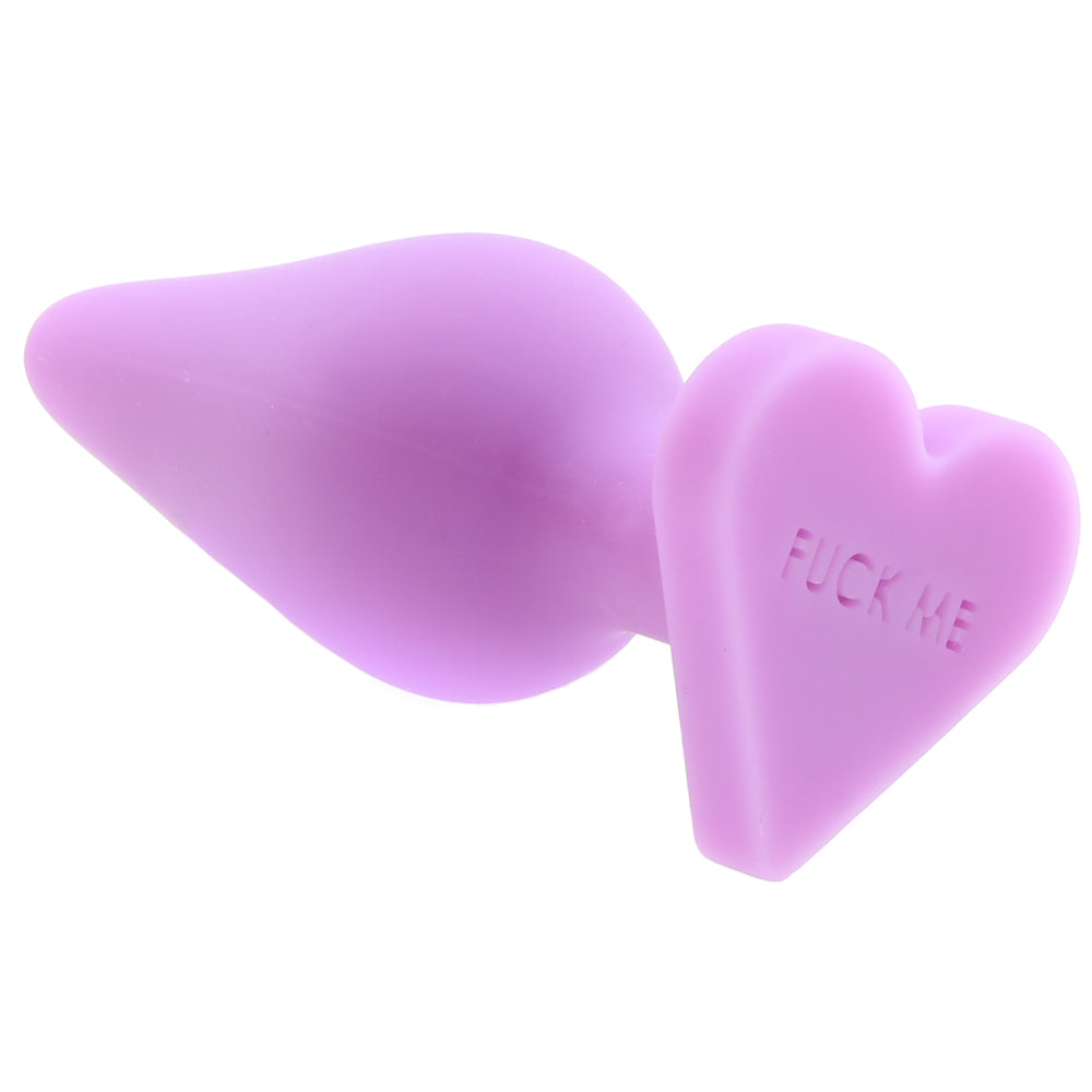 Candy Hearts F**k Me Medium Butt Plug