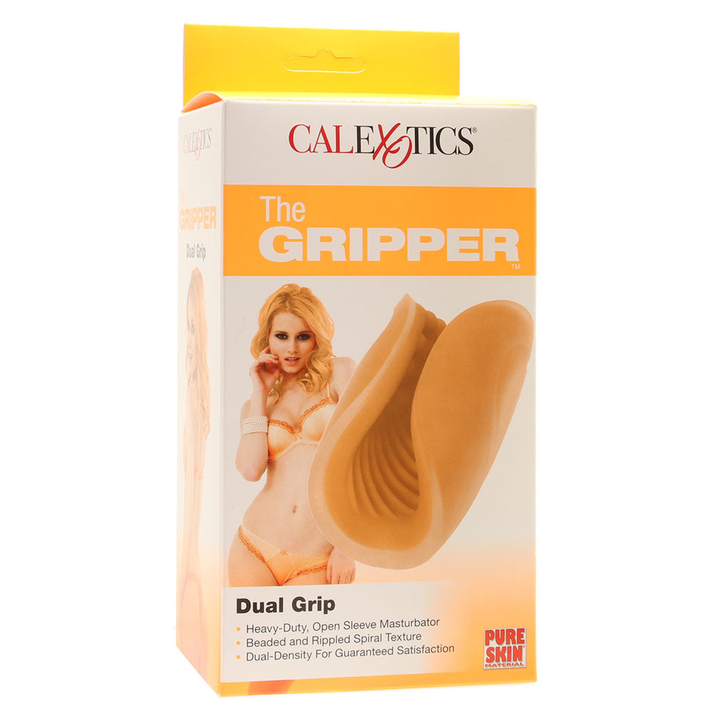 The Gripper Dual Grip Open Sleeve Masturbator