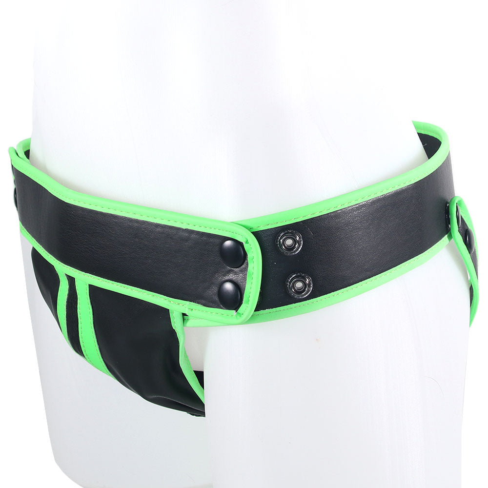 Ouch! Glow In The Dark Striped Jock Strap