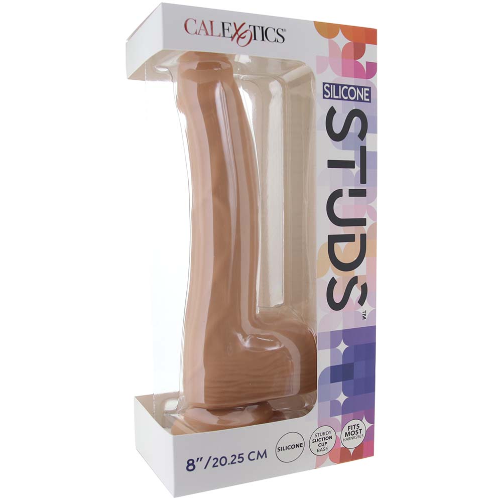 Silicone Studs 8 Inch Dildo