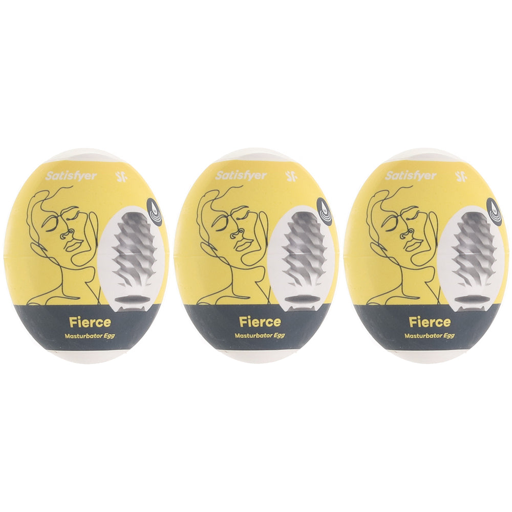 Satisfyer Fierce Masturbator Egg Triple Set