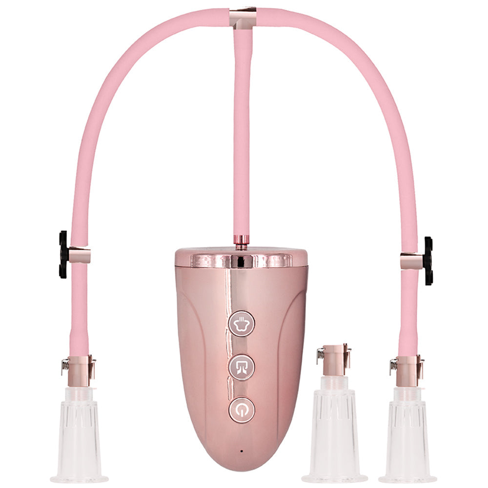 Pumped Rechargeable Clitoral & Nipple Pump Set