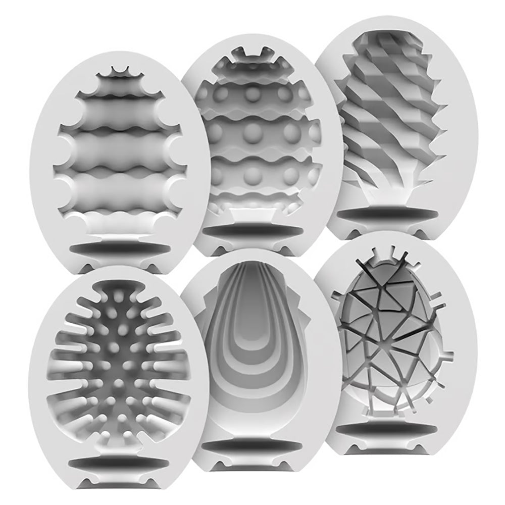 Satisfyer Masturbator Eggs 6 Piece Set