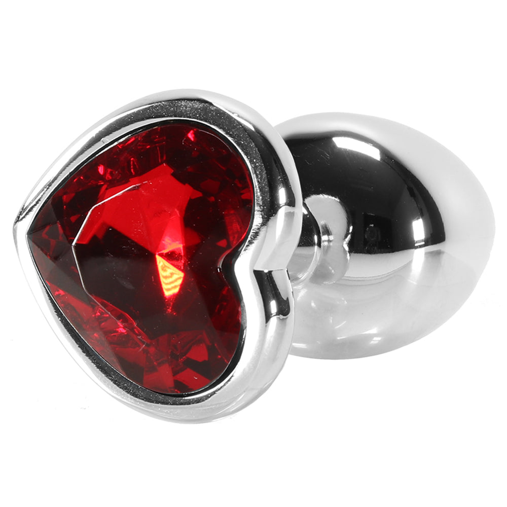 Booty Sparks Red Heart Gem Anal Plug