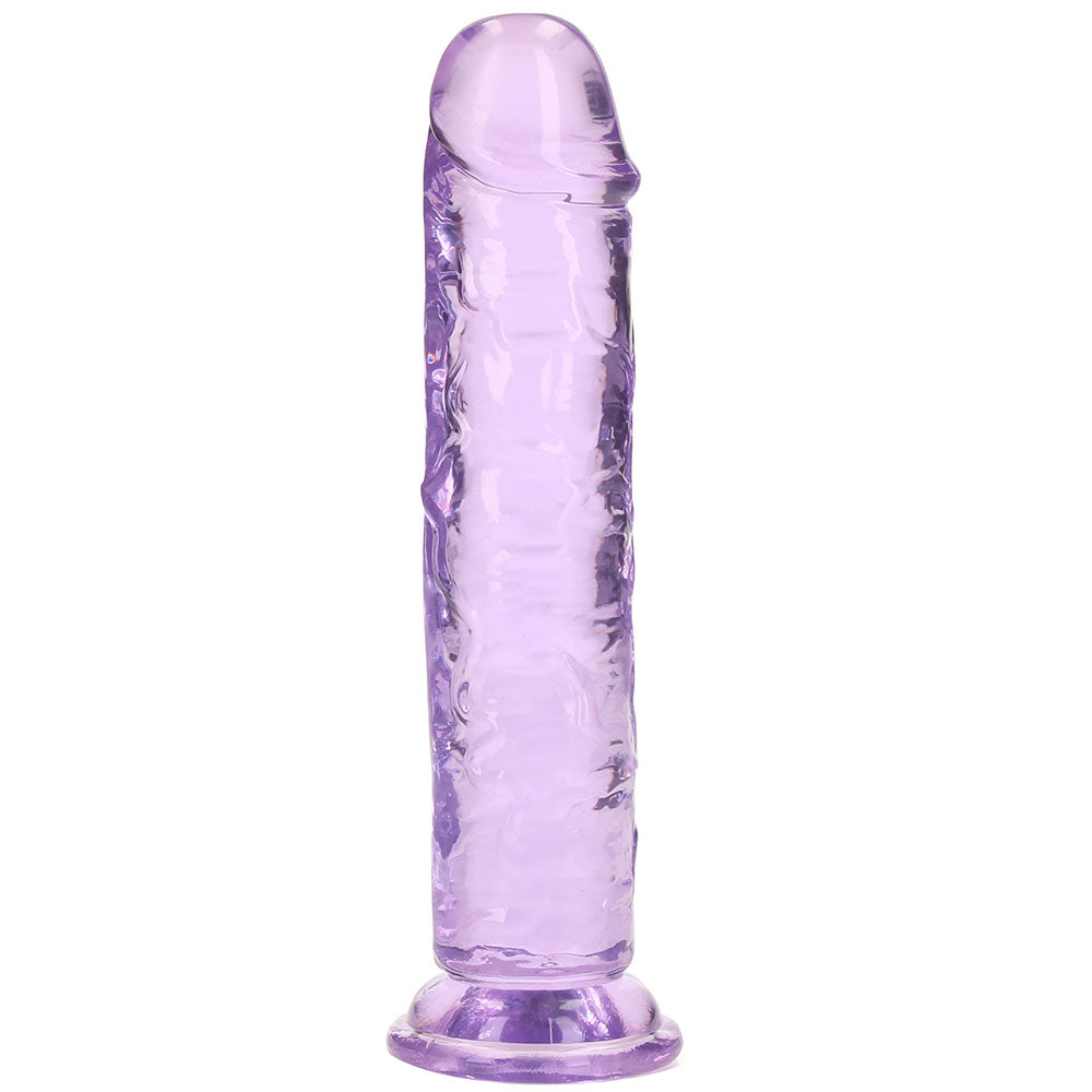 RealRock Crystal Clear Jelly 7 Inch Dildo