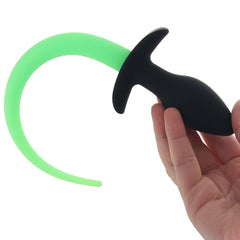 Ouch! Glow In The Dark Puppy Tail Plug