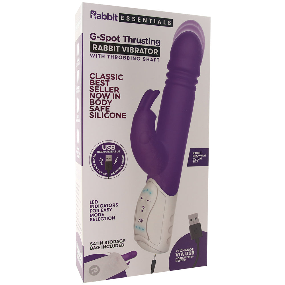 G-Spot Thrusting and Throbbing Rabbit Vibe