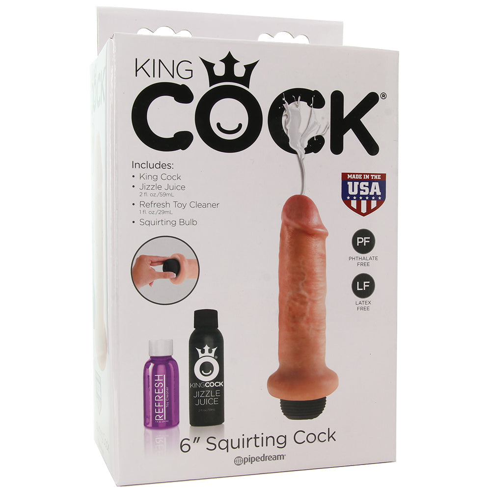 King Cock 6 Inch Squirting Cock