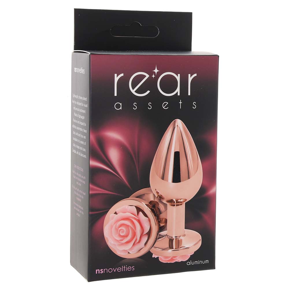 Rear Assets Medium Rose Aluminum Plug