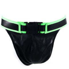 Ouch! Glow In The Dark Front Buckle Jock Strap