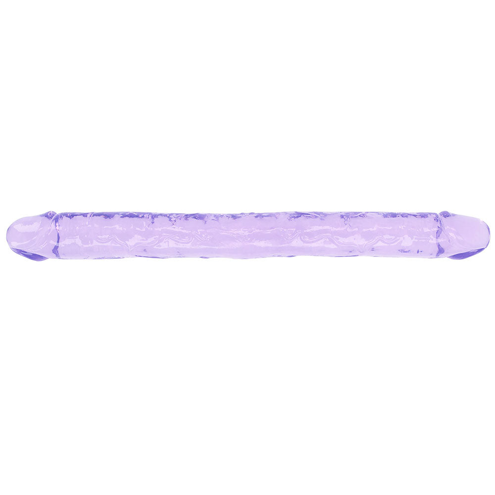 RealRock Crystal Clear Jelly 18 Inch Double Dildo