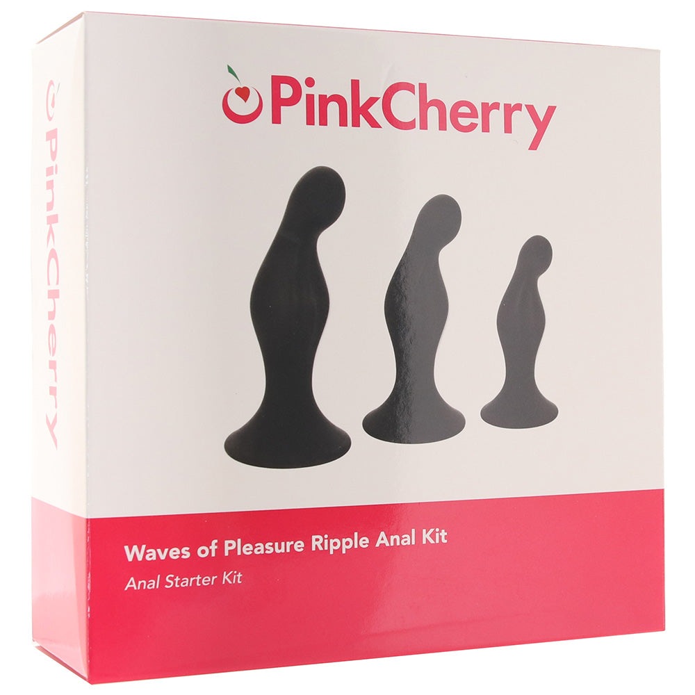 PinkCherry Waves of Pleasure Ripple Anal Kit