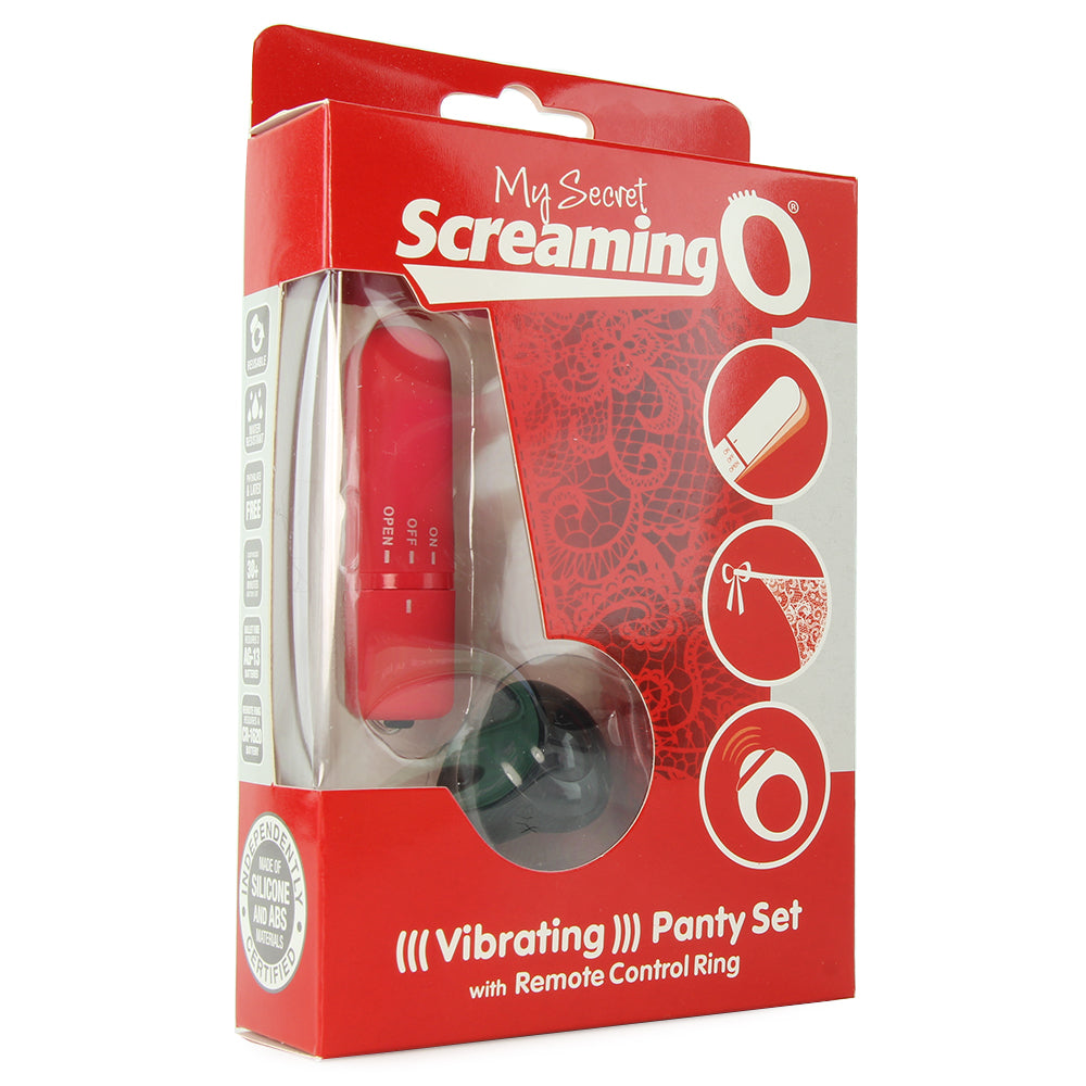 My Secret Remote Vibrating Panty Set