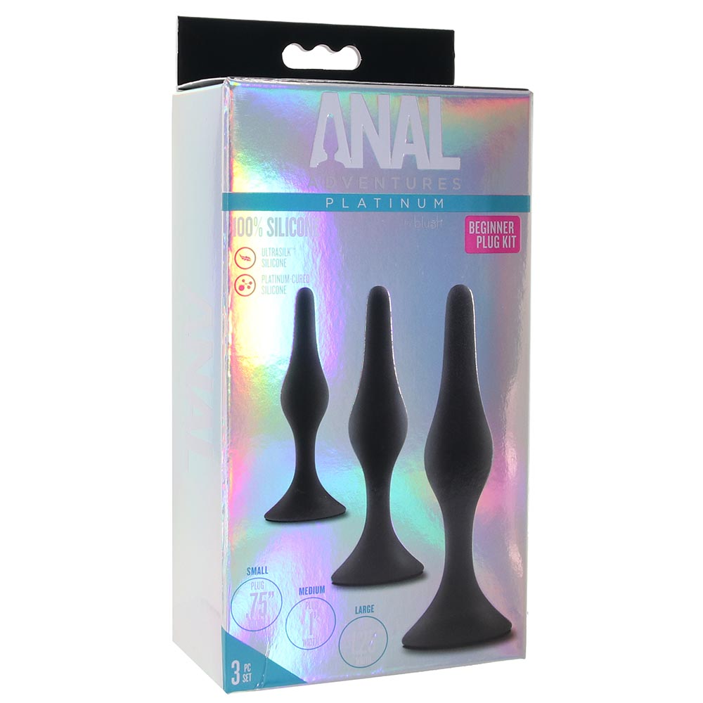 Anal Adventures Platinum Beginner Plug Kit