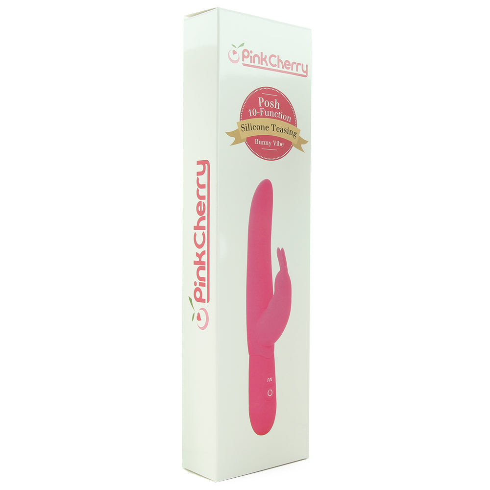 PinkCherry 10 Function Posh Silicone Teasing Bunny Vibrator