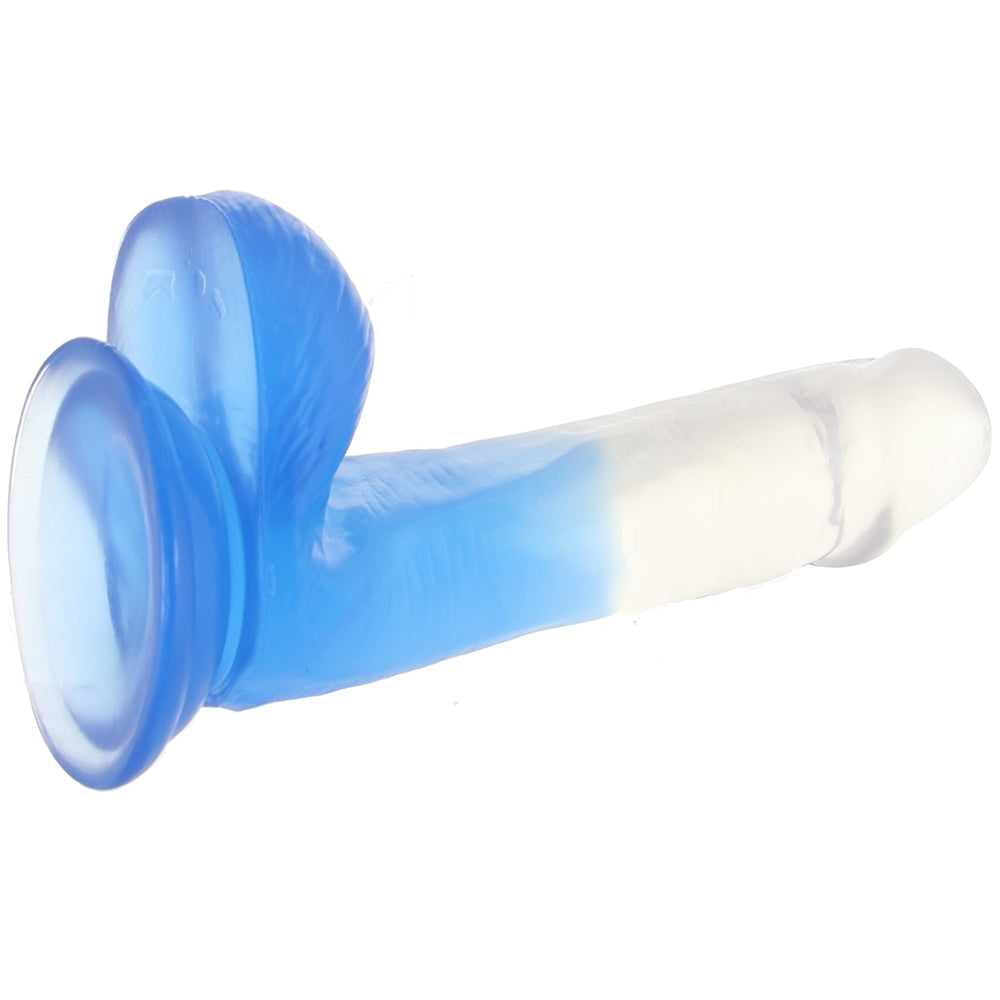 B Yours Stella Blue 6 Inch Ballsy Dildo