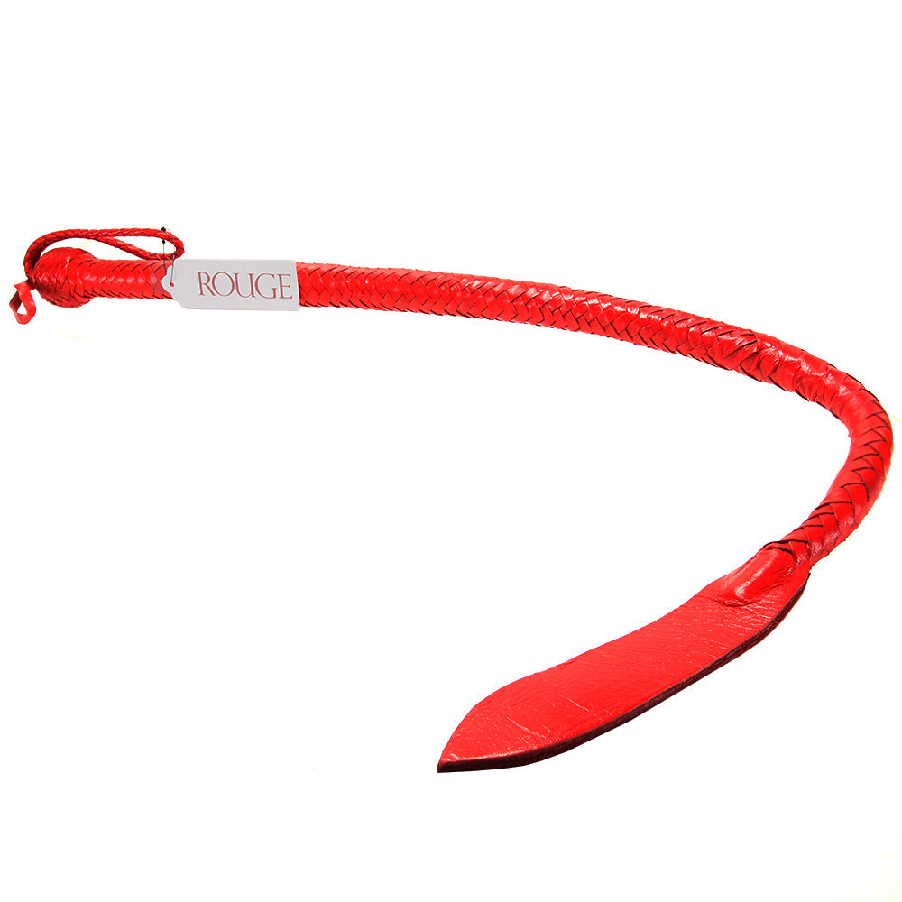 Red Leather Devil's Tail Whip