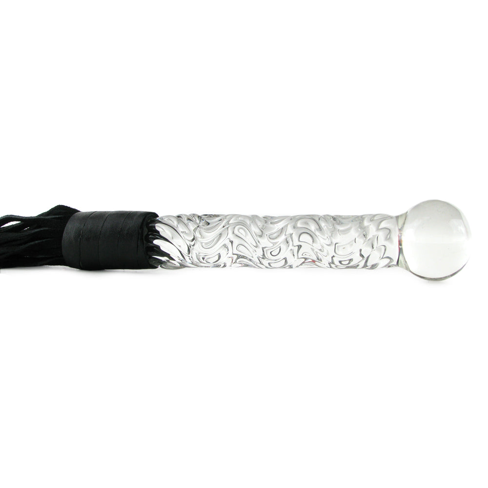 Icicles No. 38 Hand Blown Glass Whip