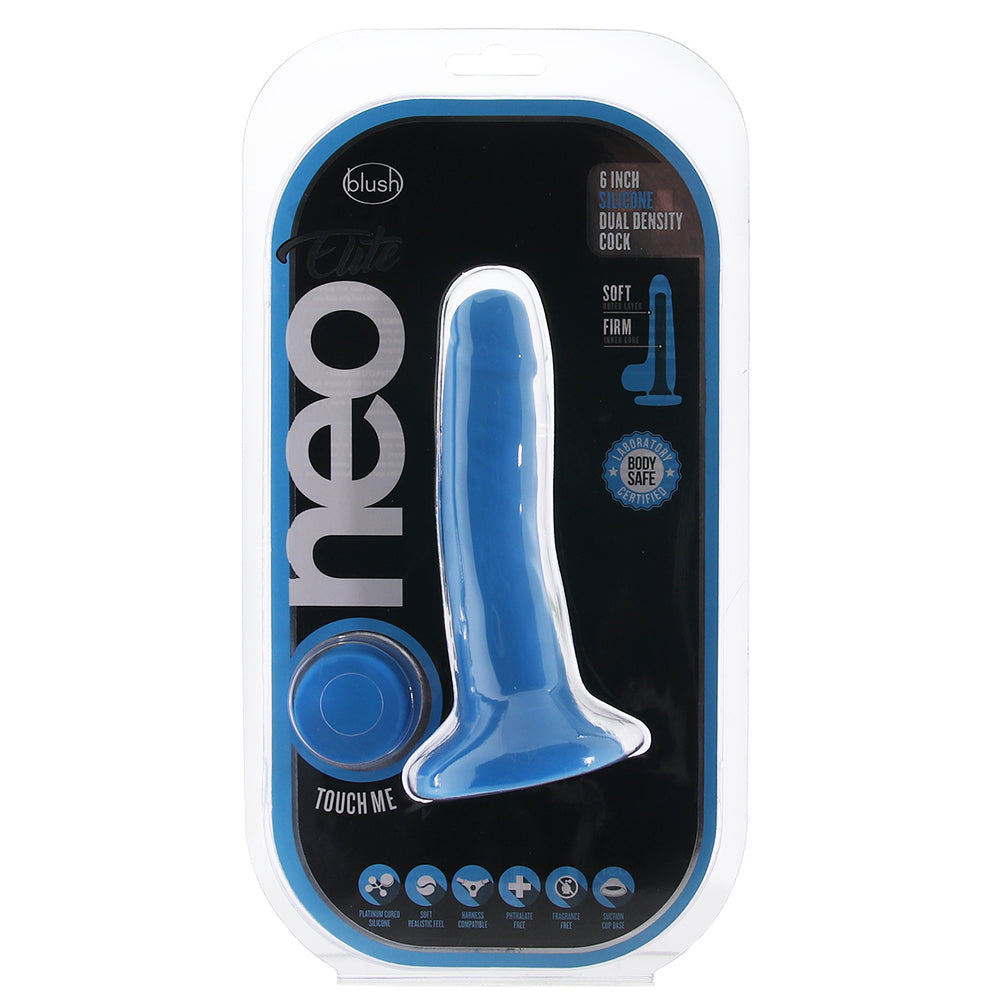 Neo Elite 6 Inch Silicone Dual Density Cock