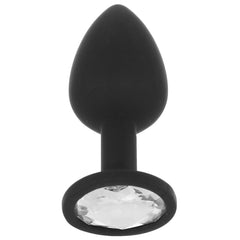 Black & White Silicone Butt Plug