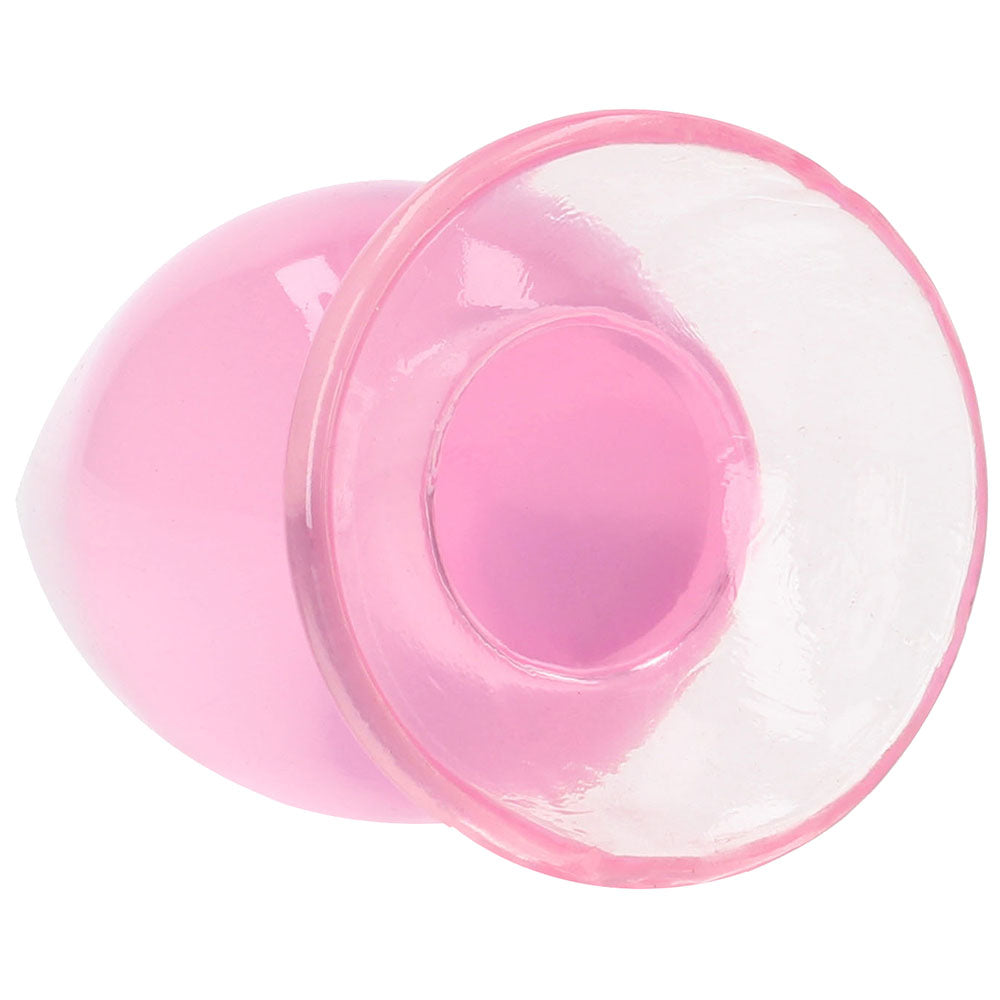 RealRock Crystal Clear Jelly 4.5 Inch Butt Plug