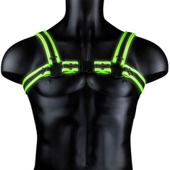 Ouch! Glow In The Dark Bulldog Buckle Harness