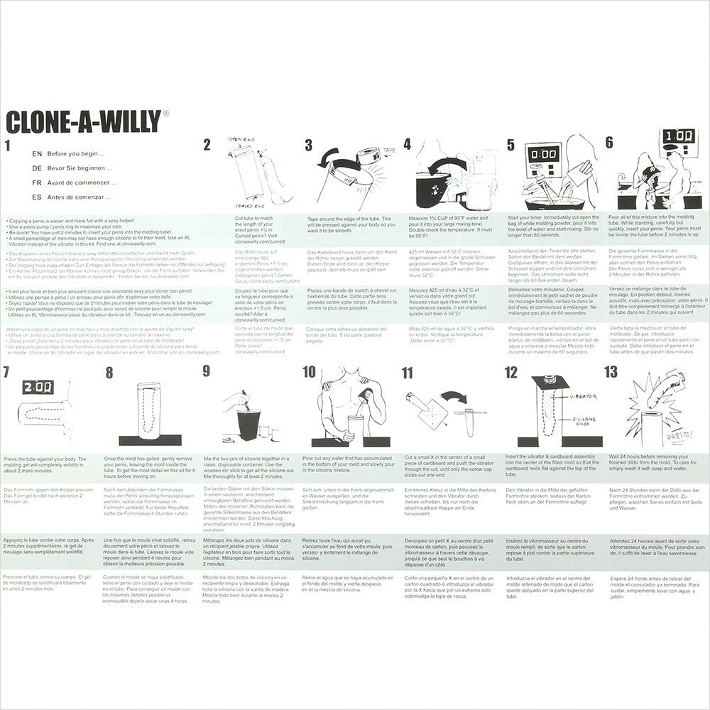Clone-A-Willy Glow in the Dark