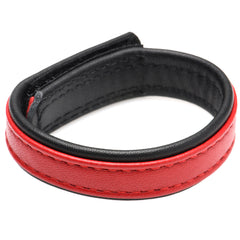 Strict Cock Gear Leather Velcro Cock Ring